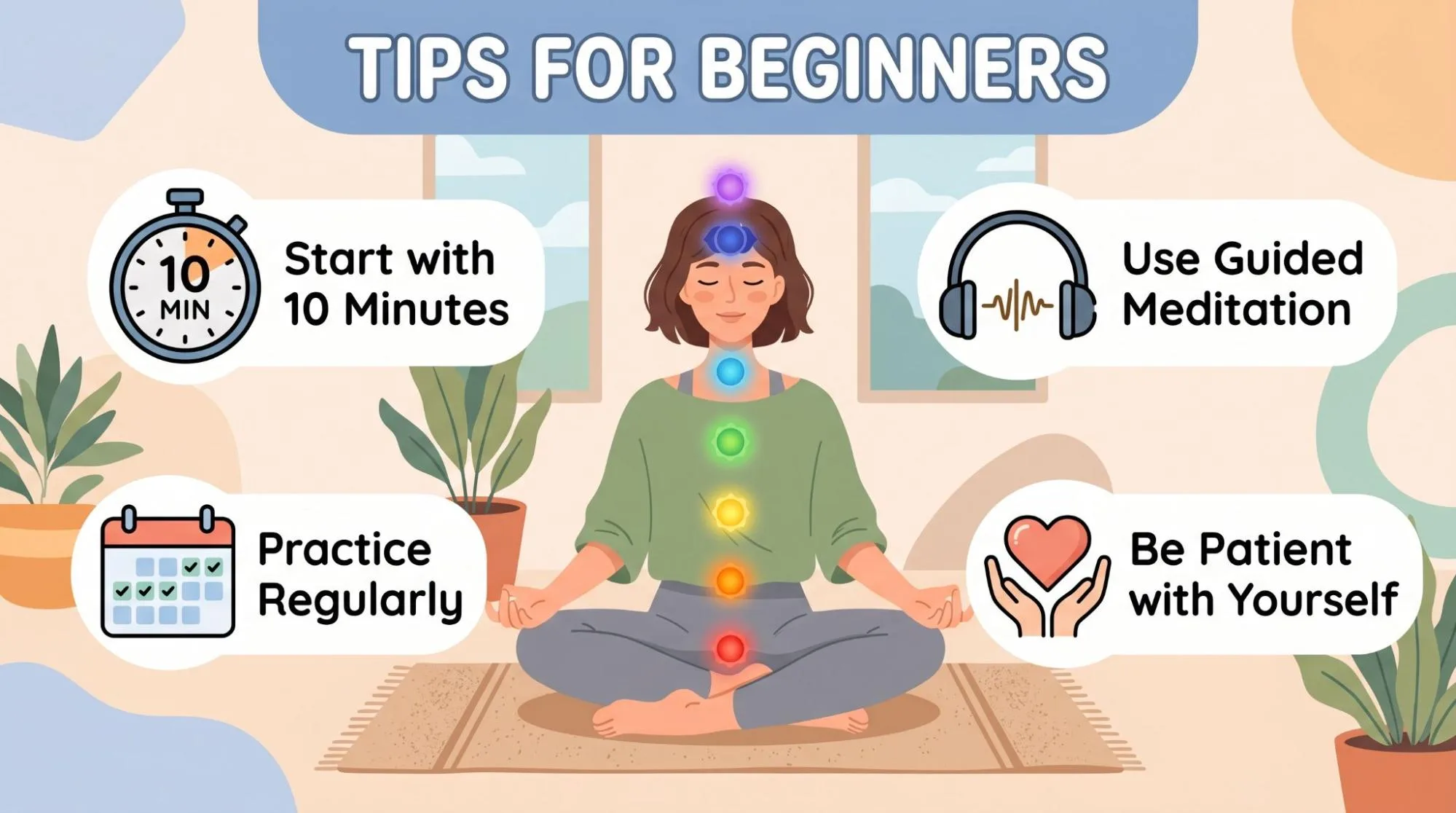 7-Step Chakra Meditation for Beginners Guide to Calm Energy