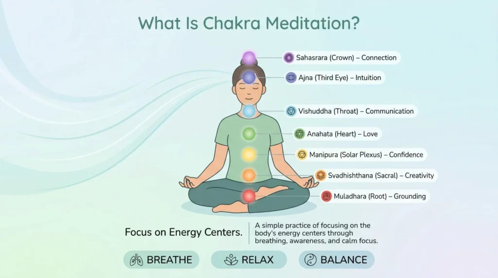 7-Step Chakra Meditation for Beginners Guide to Calm Energy