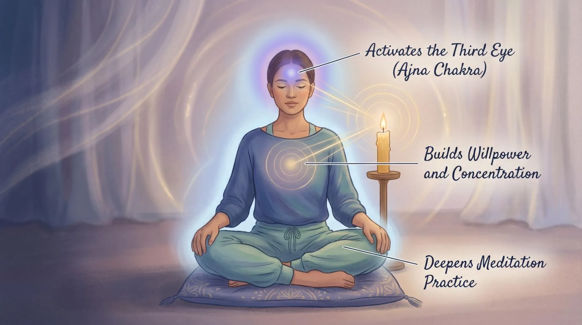 9 Trataka Meditation Candle Gazing Benefits & Safe Steps