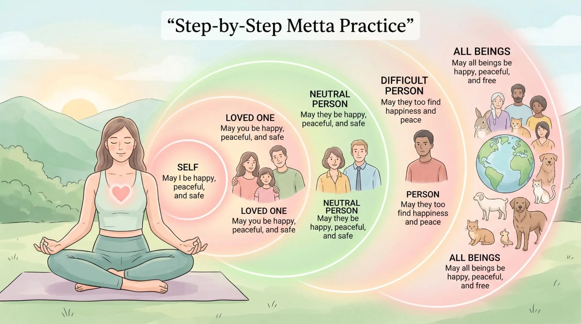 7 Powerful Loving Kindness Meditation Guide Steps