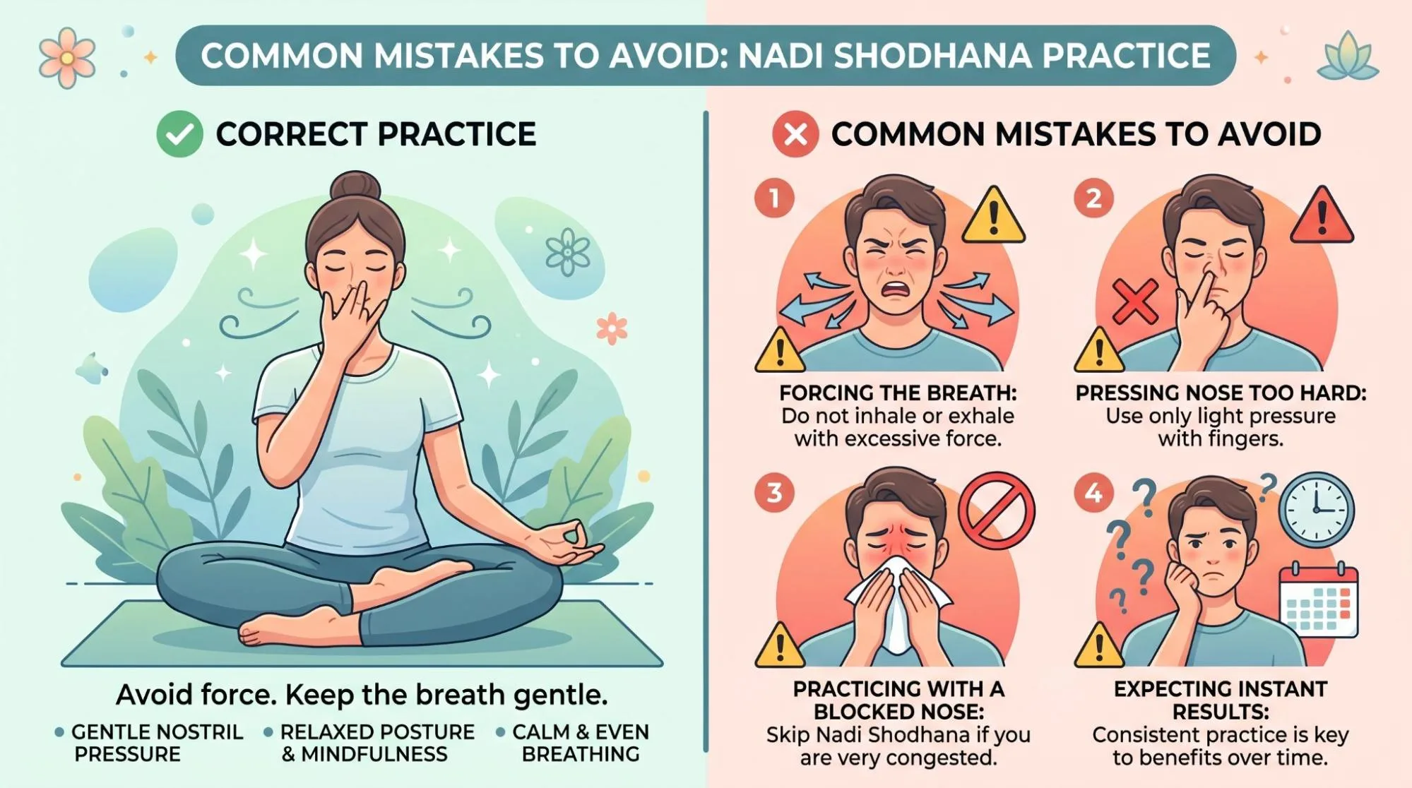 7 Nadi Shodhana Pranayama Benefits, Steps & Safety Tips