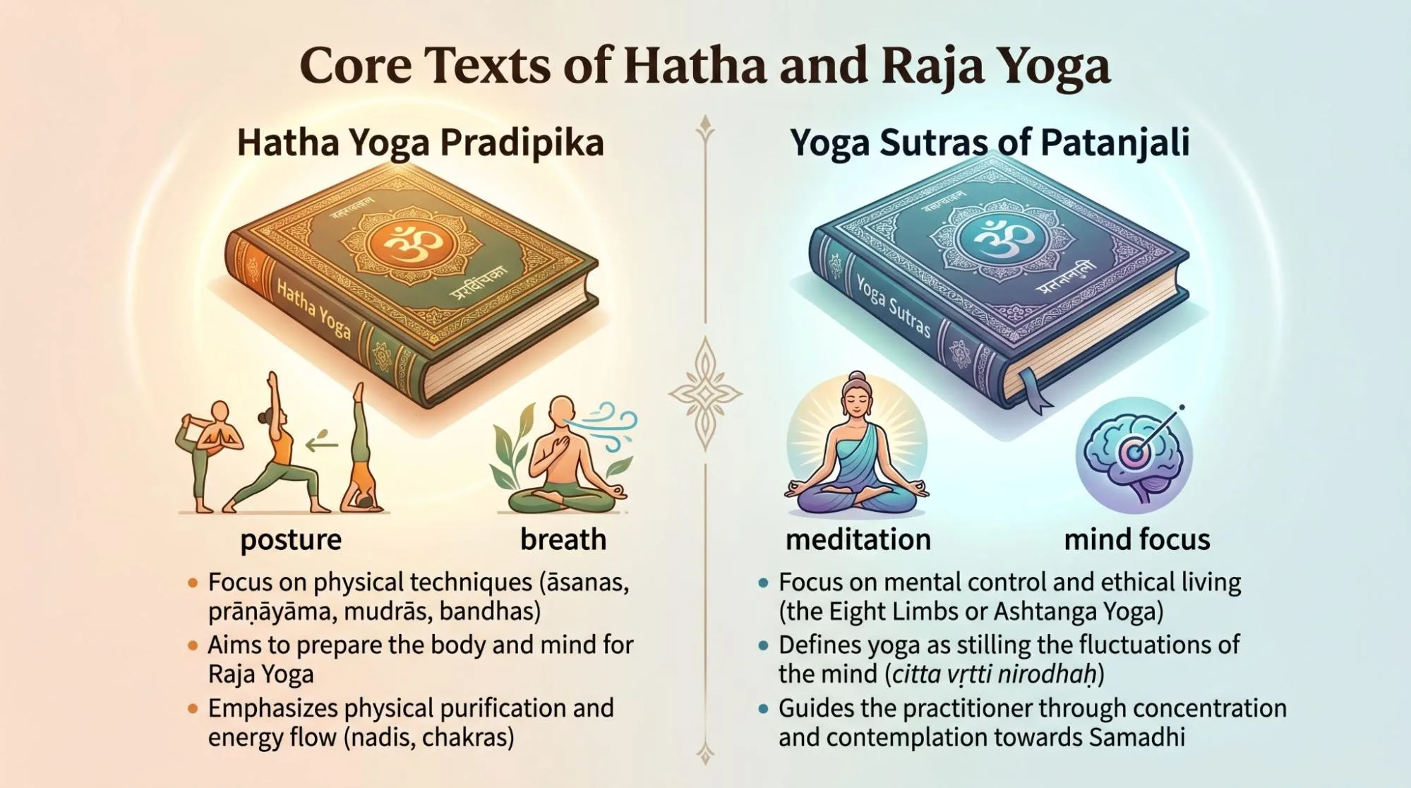 Difference Between Hatha and Raja Yoga: 7 Easy Points