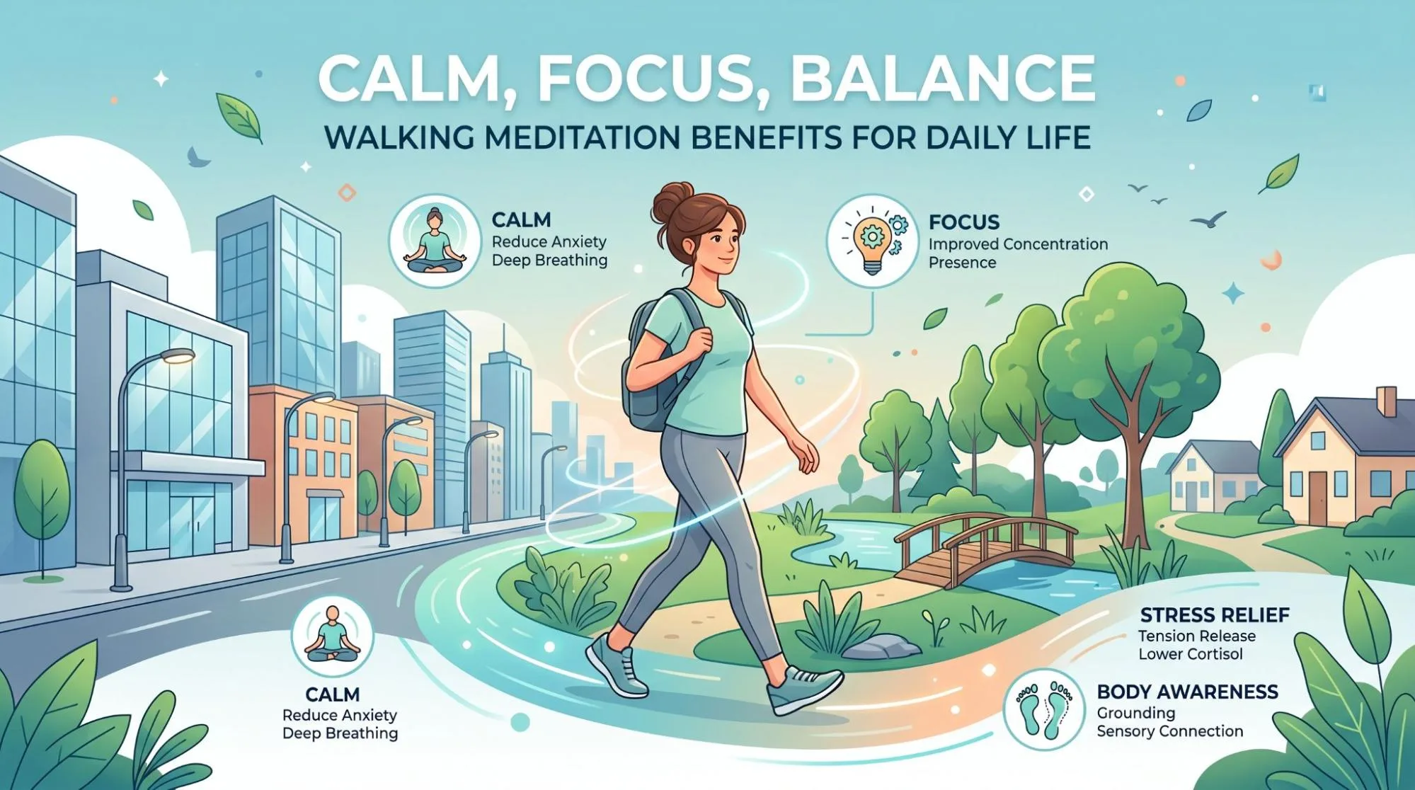 Walking Meditation How to Practice: 7 Calm Steps