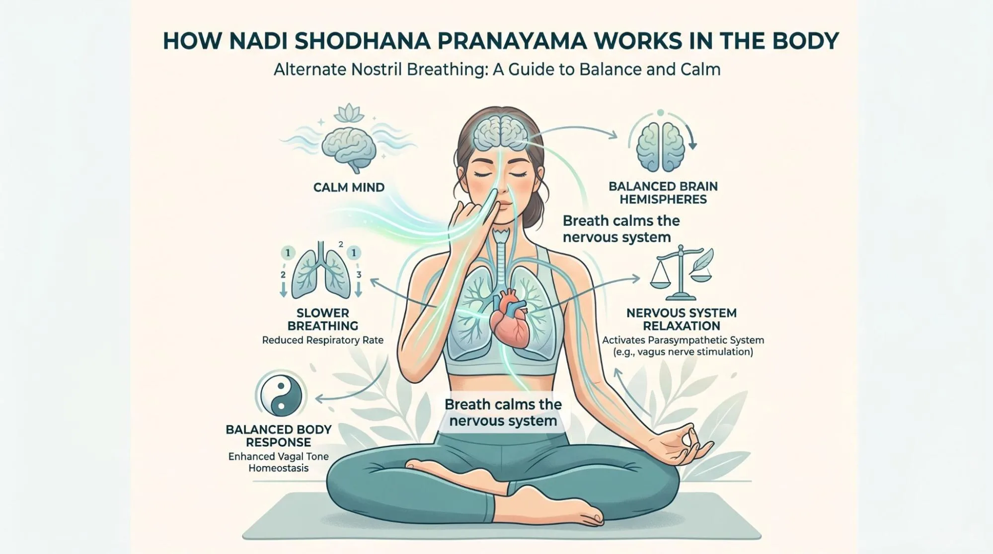 7 Nadi Shodhana Pranayama Benefits, Steps & Safety Tips
