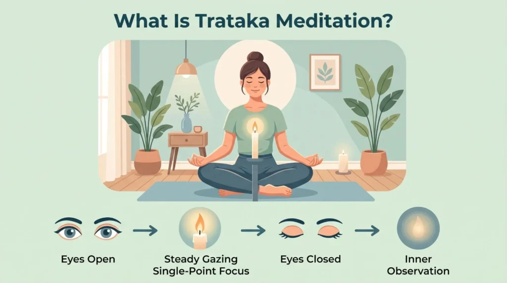9 Trataka Meditation Candle Gazing Benefits & Safe Steps