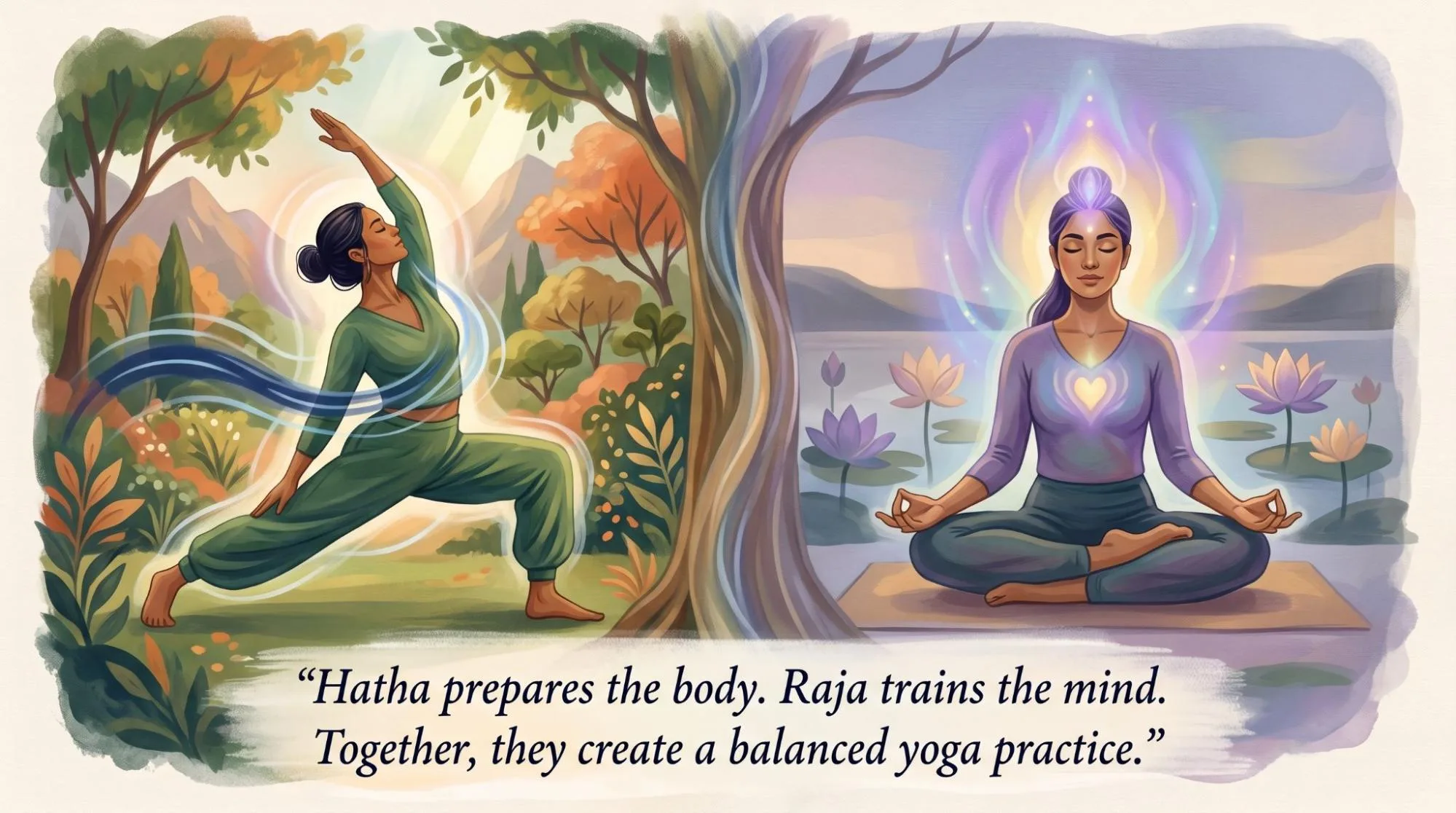 Difference Between Hatha and Raja Yoga: 7 Easy Points