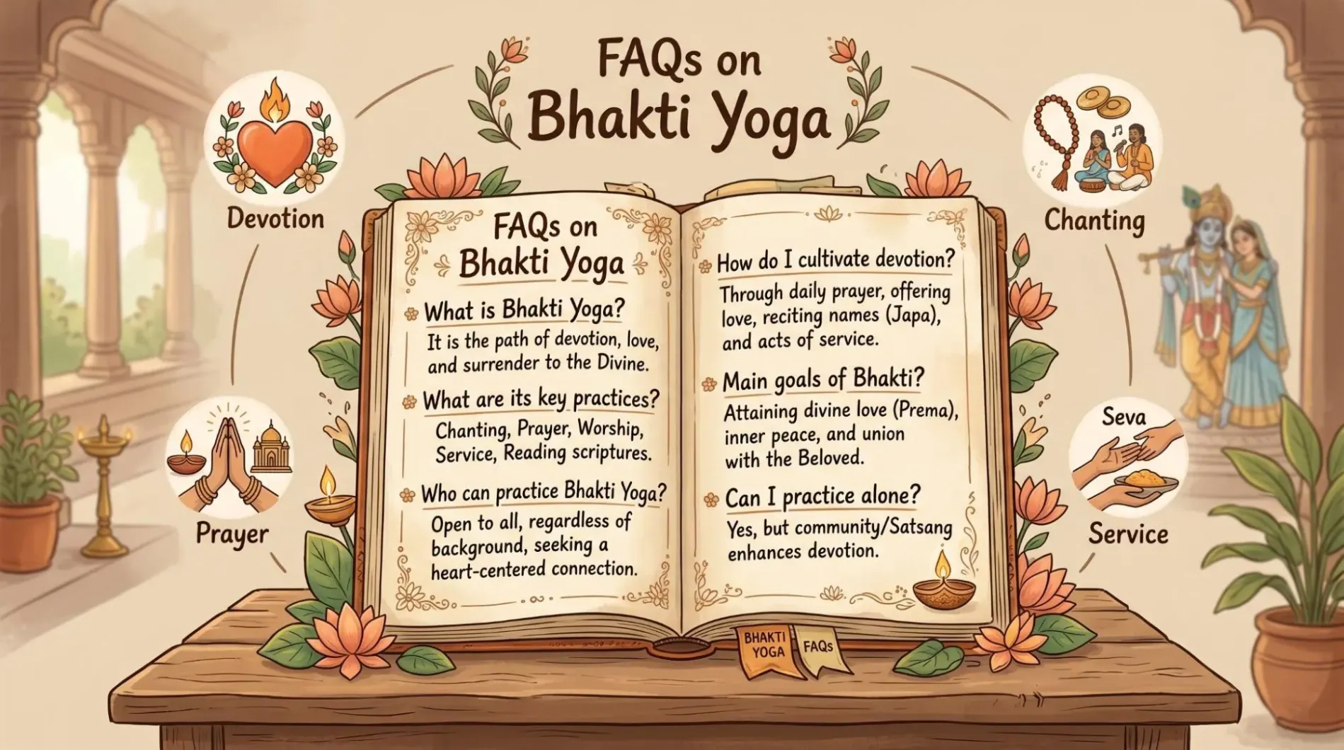 Bhakti Yoga Meaning and Practice: 5 Powerful Steps