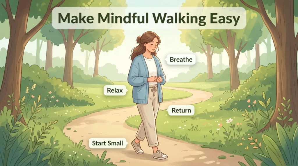 Walking Meditation How to Practice: 7 Calm Steps