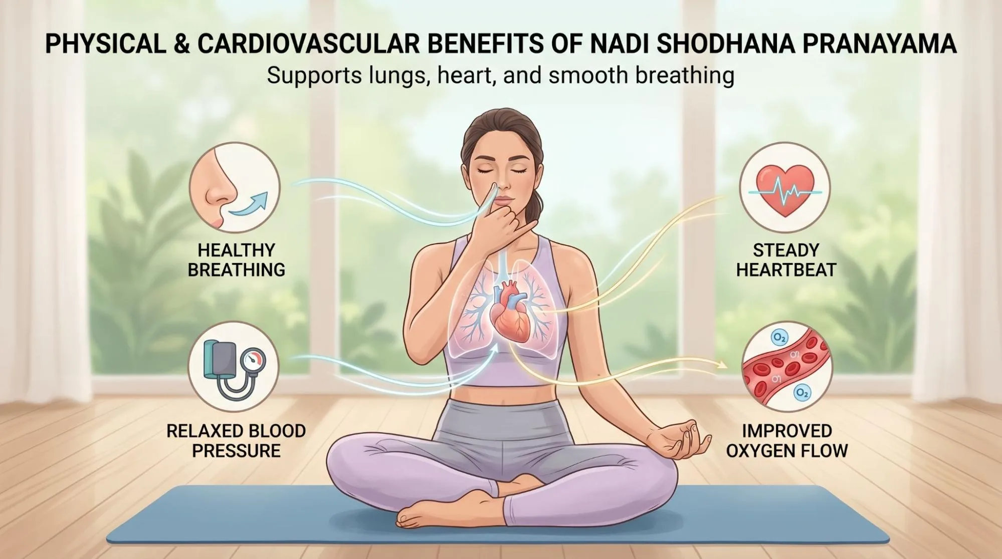 7 Nadi Shodhana Pranayama Benefits, Steps & Safety Tips