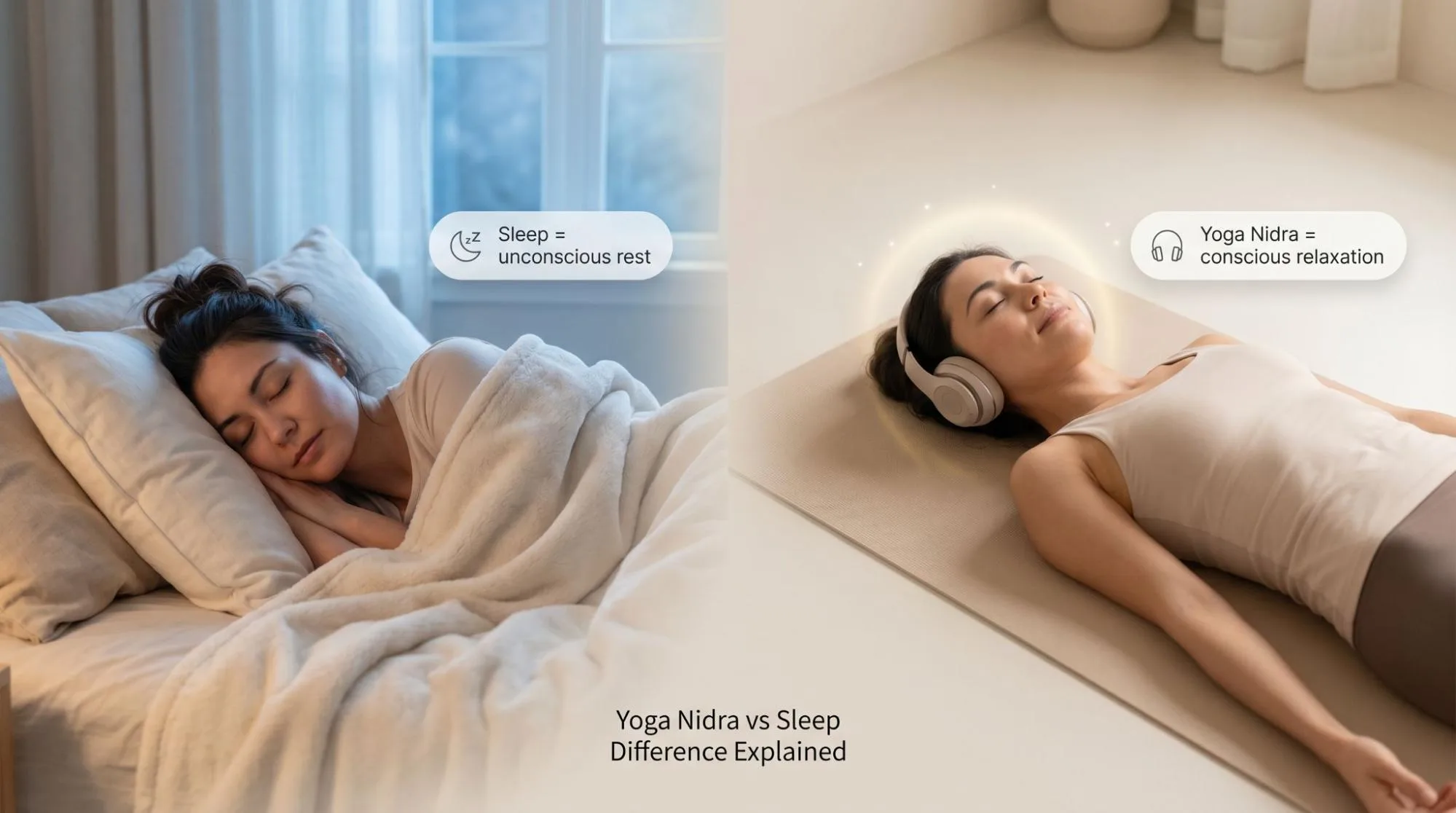 Yoga Nidra vs Sleep Difference Explained: 7 Helpful Facts