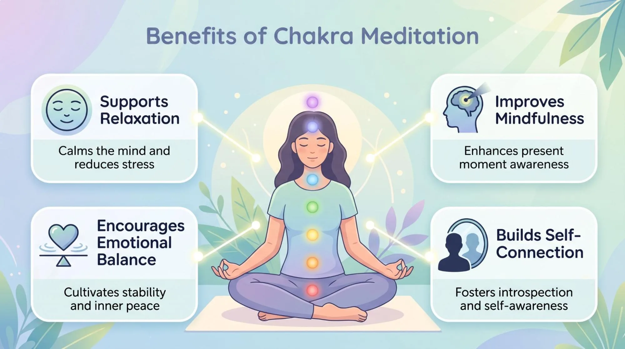 7-Step Chakra Meditation for Beginners Guide to Calm Energy