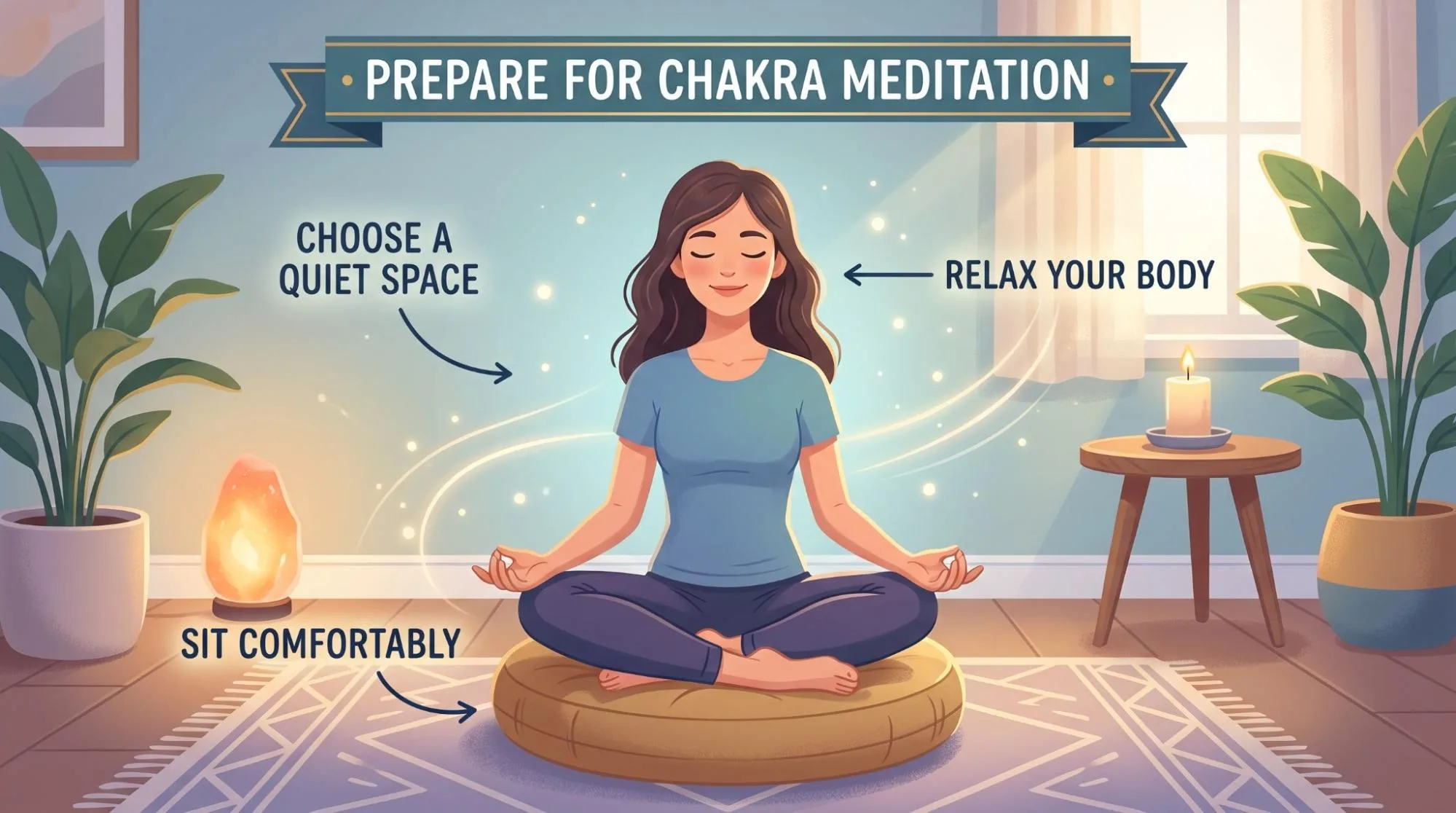7-Step Chakra Meditation for Beginners Guide to Calm Energy
