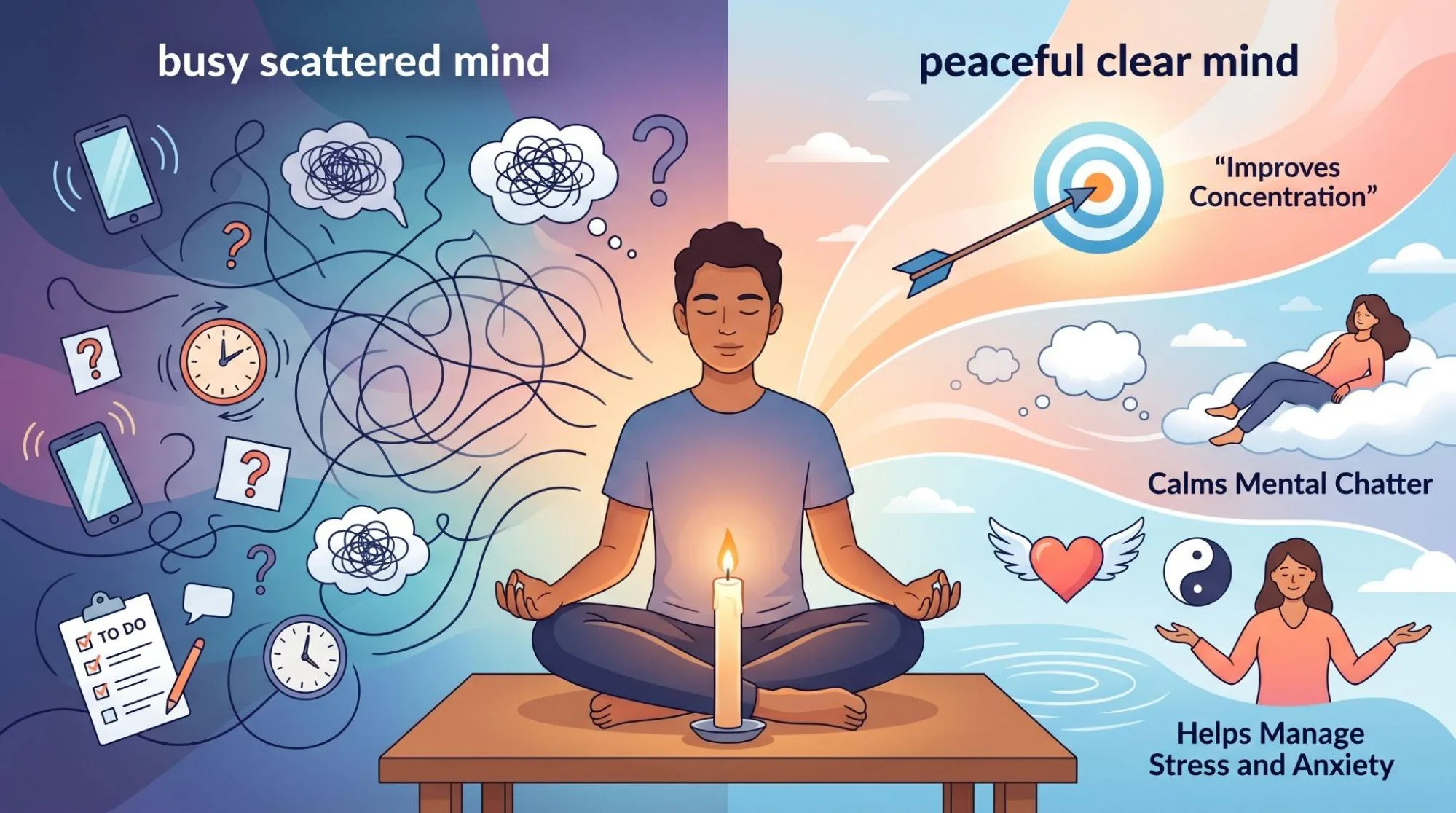 9 Trataka Meditation Candle Gazing Benefits & Safe Steps