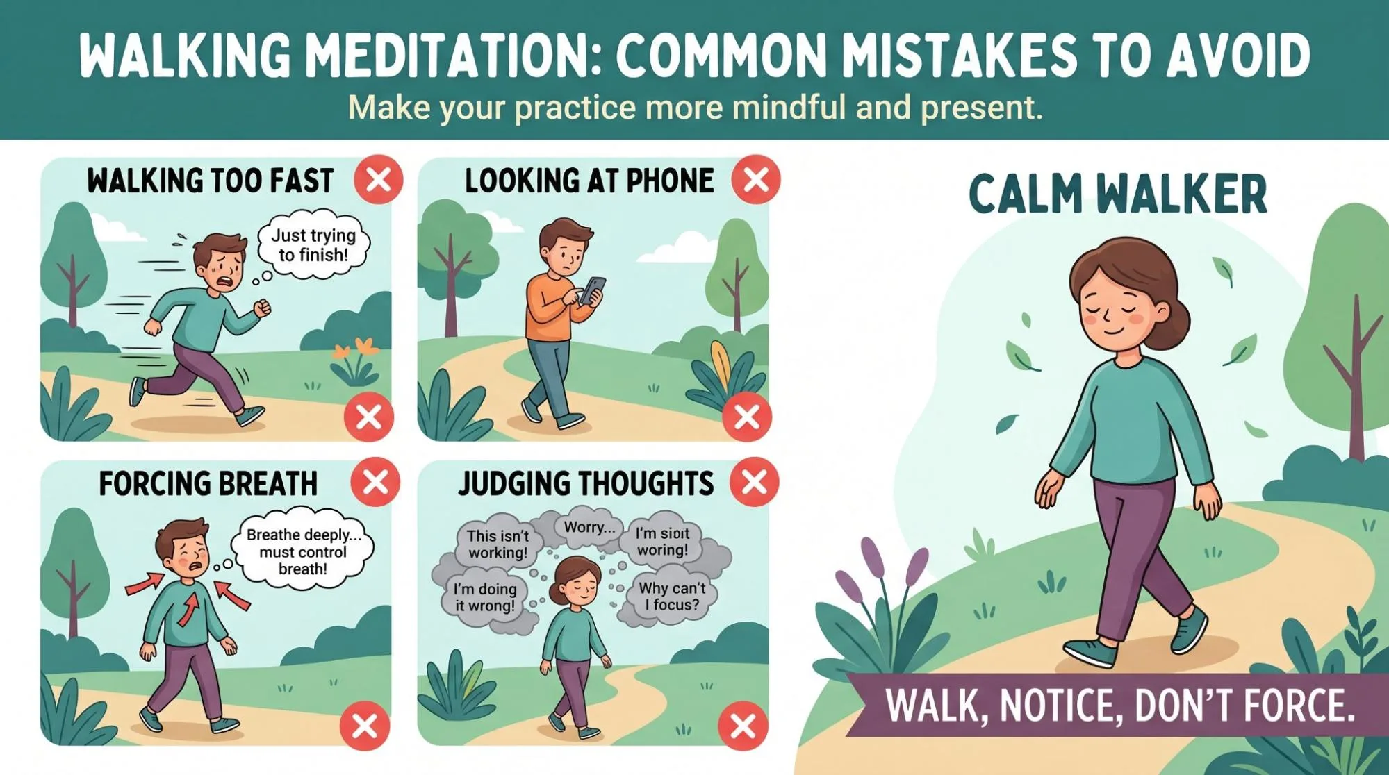 Walking Meditation How to Practice: 7 Calm Steps